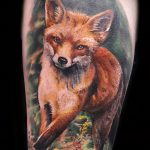 róka tetoválás realizmus - menő tetoválás fotó a 03052016 -ból 1