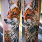 róka tetoválás realizmus - menő tetoválás fotó 03052016 -ból 3