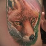 Fox tetoválás realizmus - menő tetoválásfotó a 03052016 -ból 6
