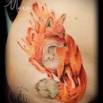 Feuer Fuchs Tattoo - cooles Tattoo Foto auf 03052016 1