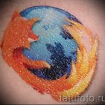 Tűz róka tetoválás - menő tetoválás fotó a 03052016 -ból 4