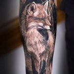 fox tatouage sur son avant -bras - une photo de tatouage fraîche sur 03052016 1