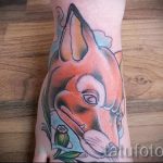 róka tetoválás a lábas lányokon - menő tetoválásfotó a 03052016 -on 1