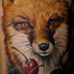 róka tetoválás a csípőjén - menő tetoválásfotó a 03052016 -on 2