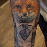 róka tetoválás minta a csuklón - menő tetoválás fotó a 03052016 1