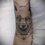 Fuchs geometrische Tattoo - cooles Tattoo Foto auf 03052016 2