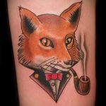 Fuchs Tattoo alten Schule - ein cooles Tattoo Foto auf 03052016 1