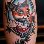 Fuchs Tattoo alten Schule - ein cooles Tattoo Foto auf 03052016 2