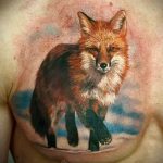 Fuchs Tattoo Realismus - ein cooles Tattoo Foto auf 03052016 1