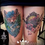 tetoválás róka és nyúl - menő tetoválás fotó a 03052016 -on 2