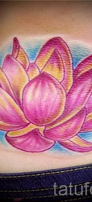 Lótuszvirág tetoválás jelentése - fotó példa 3