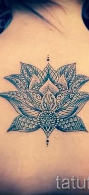 Lótusz tetoválás jelentése - fotó példa 3