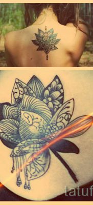 A lótusz tetoválás jelentése - információk a témáról és a fotón látható tetoválási példák