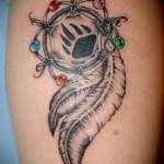 Dreamcatcher tetoválás férfiaknak - Fotó példa a 11122014 számra 3