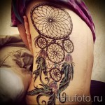 Álomfogó tetoválás a hátán - fényképes példa a 11122014 1 számra