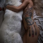 Álomfogó tetoválás az oldalon - egy fényképes példa a 11122014 számra 2