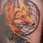Fox Dreamcatcher Tattoo - Fotó példa a 11122014 számra 1