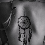 álomfogó tetoválás a hátán - fotó példa 11122014 3. sz