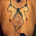 álomfogó tetoválás a hátán - fotó példa 11122014 12. sz