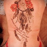 álomfogó tetoválás a hátán - fotó példa 11122014 15. sz