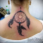 álomfogó tetoválás a nyakán - fotó példa 11122014 11. sz