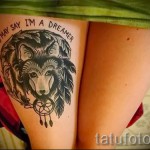 álomfogó tetoválás a combon - fotó példa 11122014 -ből, 4. sz