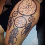 álomfogó tetoválás a lábán - fotó példa 11122014 4. szám