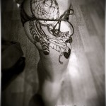 álomfogó tetoválás a lábán - fotó példa 11122014 15. sz