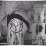 álomfogó tetoválás a lábán - fotó példa 11122014 17. szám