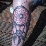 álomfogó tetoválás a lábán - fotó példa 11122014 19. szám