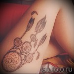 álomfogó tetoválás a lábán - fotó példa 11122014 30. szám