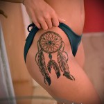 álomfogó tetoválás a lábán - fotó példa 11122014 31. szám