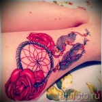 álomfogó tetoválás a lábán - fotó példa 11122014 32. sz