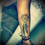 álomfogó tetoválás a kezén - fényképes példa a 11122014 -ből, 1. sz