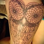 álomfogó tetoválás bagoly - fotó példa 11122014 3. sz