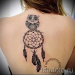 álomfogó tetoválás bagoly - fotó példa 11122014 4. sz