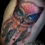 álomfogó tetoválás egy bagoly - fotó példa 11122014 5. sz