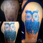 álomfogó tetoválás egy bagoly - fotó példa 11122014 11. sz