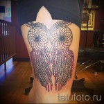 álomfogó tetoválás bagoly - fotó példa 11122014 16. sz
