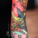 Béka tetoválás a természetben