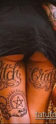 A tetováló mágikus szimbólumok jelentése - egy példa egy érdekes tetoválási tervre - 030