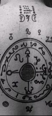 Tetoválásmágia szimbólumok jelentése - egy példa egy érdekes tetoválási tervre - 029