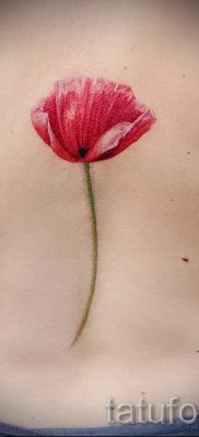 وشم الخشخاش على الظهر - صورة لمقال حول معنى الوشم 4