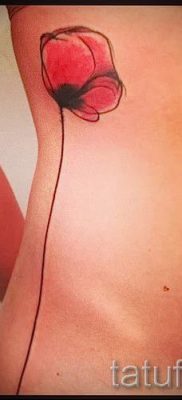 رسم الخشخاش للوشم - صورة لمقال حول معنى الوشم 4