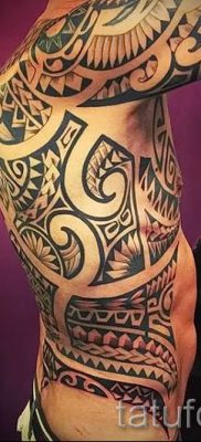 fényképes példa egy maori tetoválásról - a rajzok jelentéséről szóló cikkhez 45