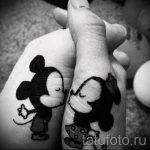 Mickey egér tetoválás a karon - kész tetoválás 16052016 -ból 1