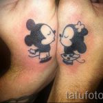 Mickey egér tetoválás a kezén - kész tetoválás 16052016 -ból 2