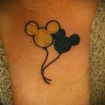 Mickey egér tetoválás a karon - kész tetoválás 16052016 -ból 6