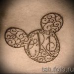 Mickey egér tetoválás a kezén - kész tetoválás 16052016 -ból 8