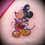 Mickey egér tetoválás a csuklóján - kész tetoválás a 16052016 -on 1